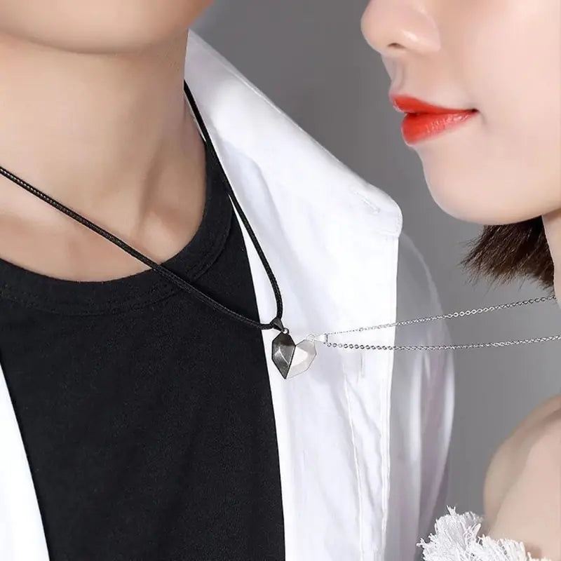 Magnetic Couple Necklace